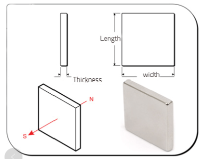 钕铁硼方形磁铁充磁方式